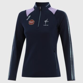 O'Neills Kildare Ladies & Girls GAA Dynamo Brushed Half Zip Top
