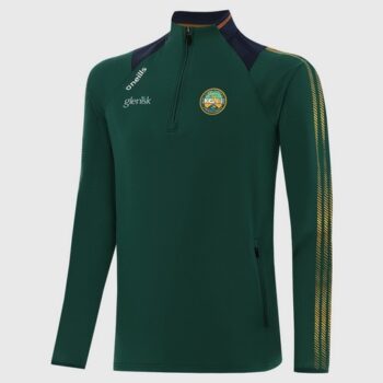 O'Neills Offaly GAA Dynamo Brushed Half Zip Top