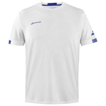 Babolat Boy's Play Crew Neck Tee Shirt - White