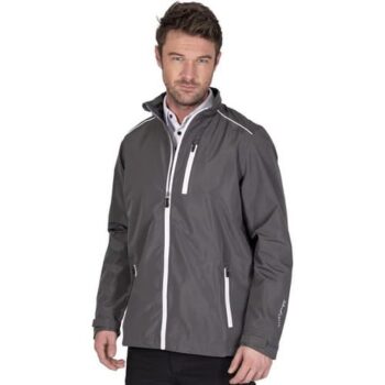 Island Green Golf Men's Waterproof Full Zip Jacket