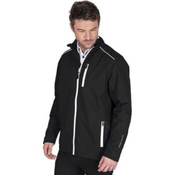 Island Green Golf Men's Waterproof Full Zip Jacket