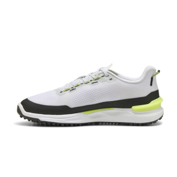 Puma Ignite Elevate X Golf Shoes - White/Black/Yellow - Image 3
