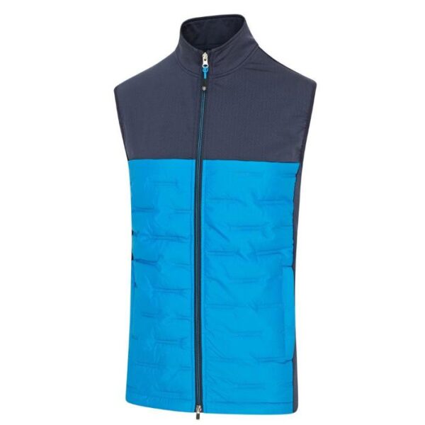 Island Green Men’s Padded Golf Gilet - Blue