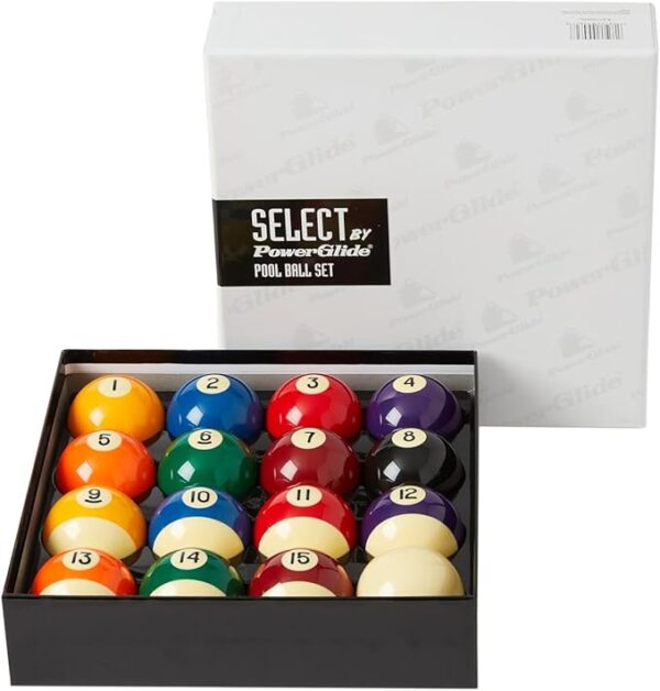 PowerGlide Select Spots & Stripes Pool Balls - 57mm