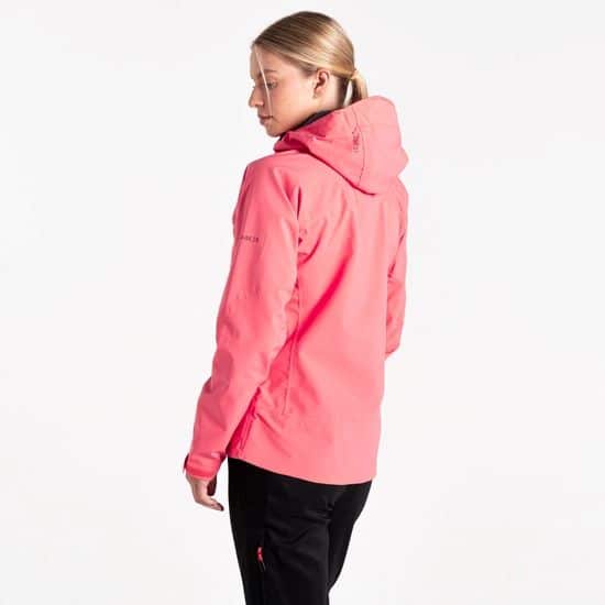 Dare 2b Women's Torrek II Waterproof Jacket - Peach Bloom - Image 2