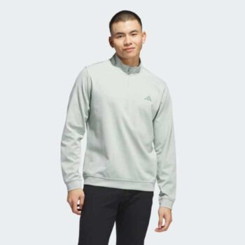 adidas Elevated 1/4-Zip Pullover - Silver/Grey