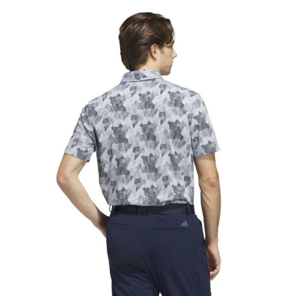 adidas Go-To Printed Polo Shirt - Blue - Image 2