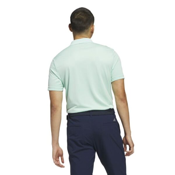 adidas Core Performance Mens Polo Shirt - Clear/Mint - Image 2