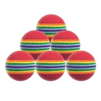 Longridge Multicoloured Foam Ball 6 Pack