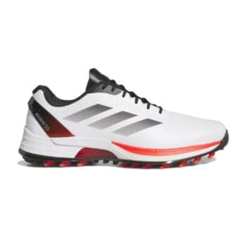 adidas Adizero ZG Golf Shoes - White/Red