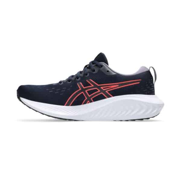 Asics Ladies GEL-EXCITE 10 - Midnight/Coral - Image 2