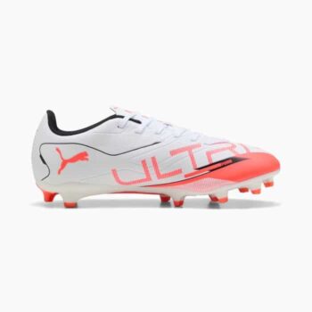 Puma Ultra 5 Play FG Football Boots - White/Black/Red