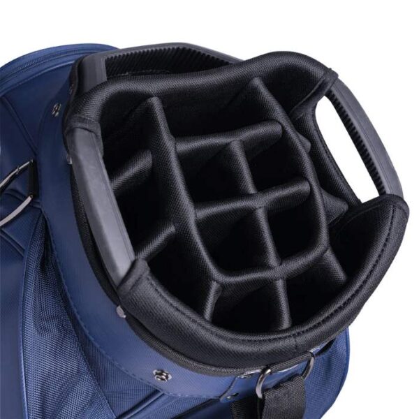 TaylorMade Deluxe Cart Golf Bag - Navy/White - Image 3