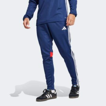 adidas Men's Tiro 25 Essentials Tracksuit Bottoms - Navy/Red