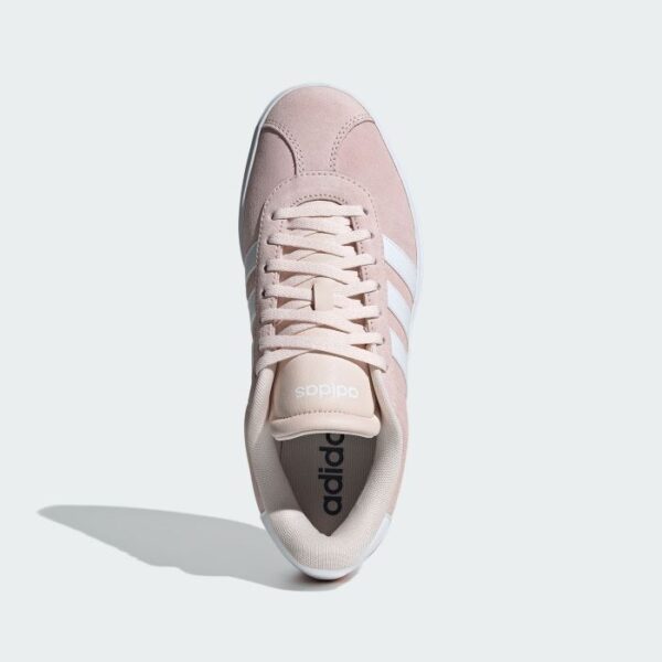 adidas Ladies VL Court Bold Shoes - Pink/White - Image 2