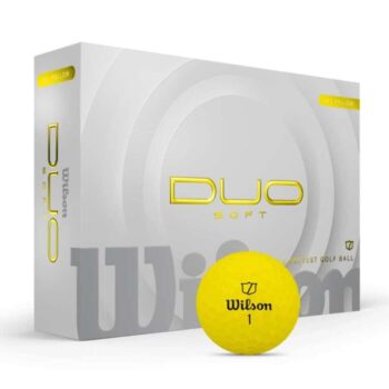 Wilson Duo Soft Golf Balls - Yellow