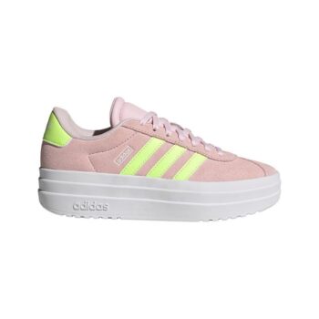 adidas VL Court Bold Kids Shoes - Pink/Yellow