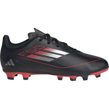 adidas F50 Club FG Kids Football Boots - Black/Iron