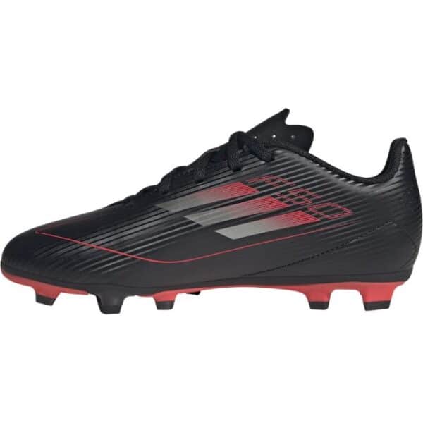 adidas F50 Club FG Kids Football Boots - Black/Iron - Image 2