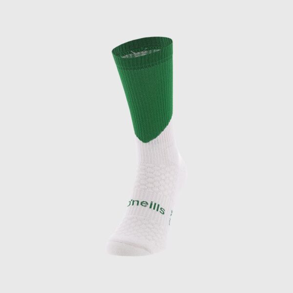 O'Neills Ion Midi GAA Socks - Green/White