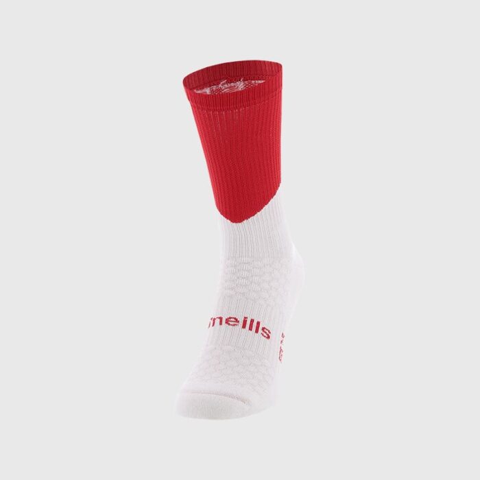O'Neills Ion Midi GAA Socks - Red/White