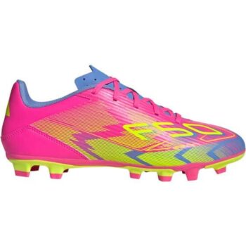 adidas F50 Club FG Football Boots - Pink/Lemon