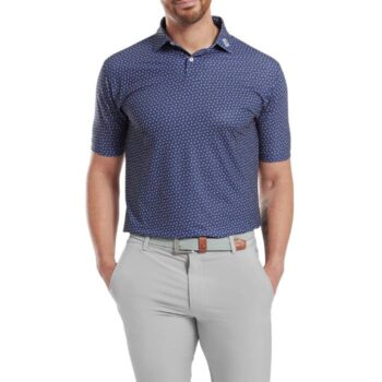 FootJoy Bounce Print Pique Golf Polo