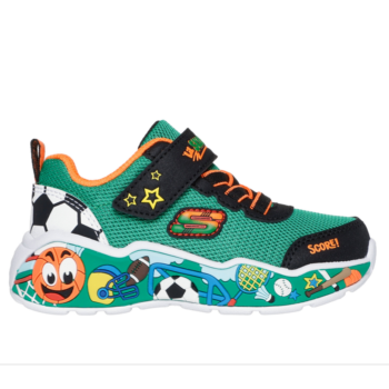 Skechers Boys Play Scene Shoes - Green/Multi
