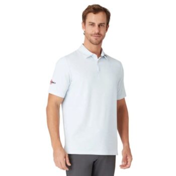 Callaway Mens Odyssey Print Golf Polo Shirt - Bright White