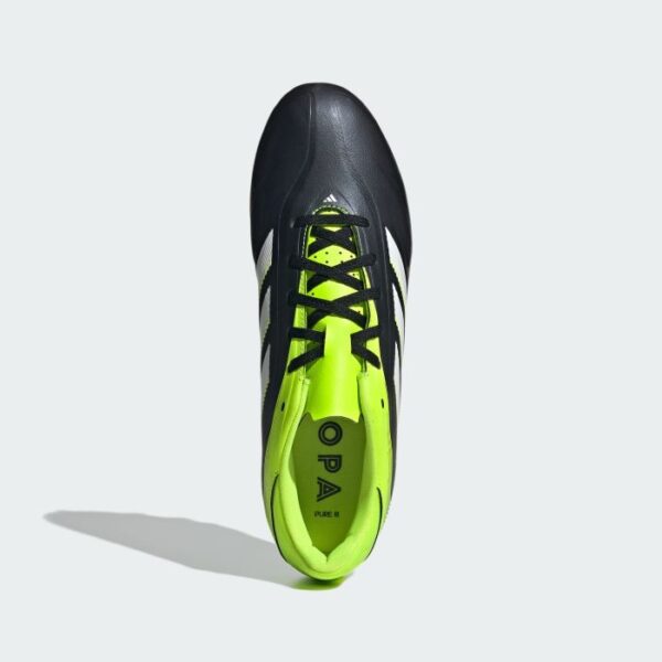 adidas Copa Pure III Club FG Football Boots - Black/Lemon - Image 2