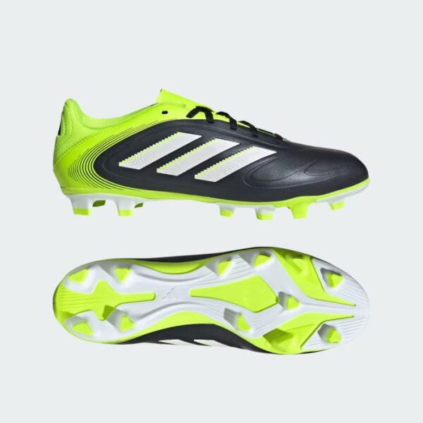 adidas Copa Pure III Club FG Football Boots - Black/Lemon - Image 3