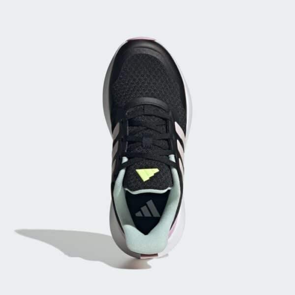 adidas Fortarun 3.0 Kids Shoes - Black/Pink/Lilac - Image 2