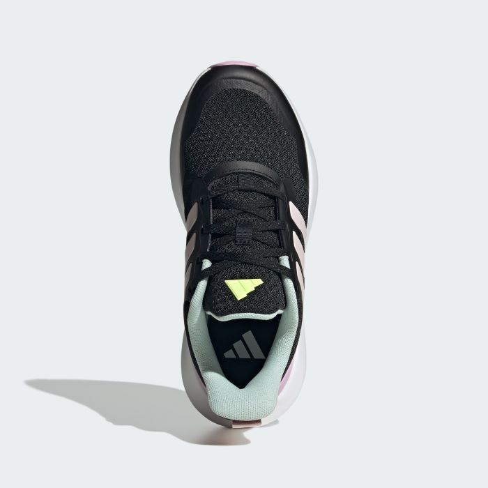 adidas Fortarun 3.0 Kids Shoes - Black/Pink/Lilac - Image 2