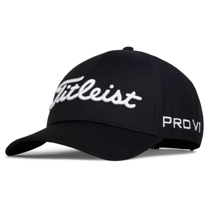Titleist Tour Performance Golf Cap - Black/White