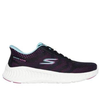 Skechers Ladies Slip-ins GO WALK Now - Black/Purple