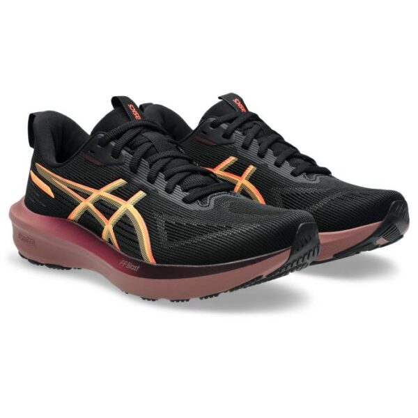 Asics Womens GT-1000 14 - Black/Vivid Coral - Image 4