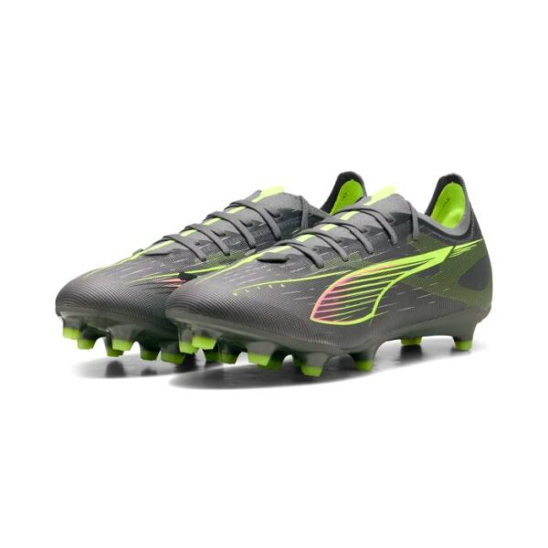 Puma Ultra 5 Match FG Football Boots - Silver/Yellow - Image 3