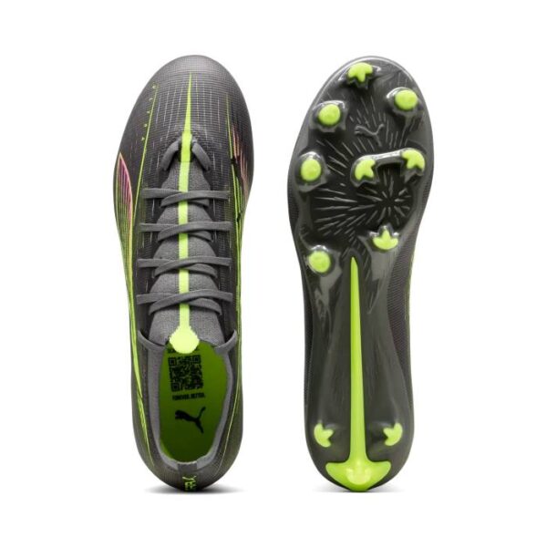 Puma Ultra 5 Match FG Football Boots - Silver/Yellow - Image 2