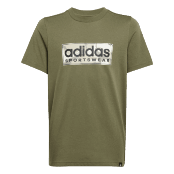 adidas Camo Linear Junior Boys Graphic Tee