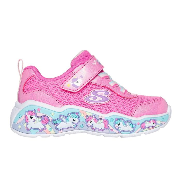 Skechers Girls' Play Scene - Fun Squad - Pink/Multi