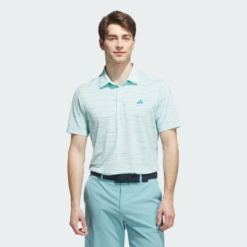 adidas Ultimate365 Mesh Glimmer Print Polo Shirt