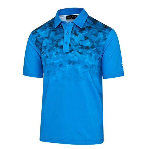 Island Green Mens Printed Polo Shirt - Image 2