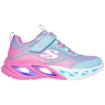 Skechers Girls Cosmic Glow - Turquoise/Multi