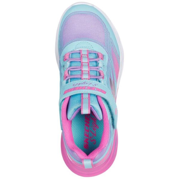 Skechers Girls Cosmic Glow - Turquoise/Multi - Image 3