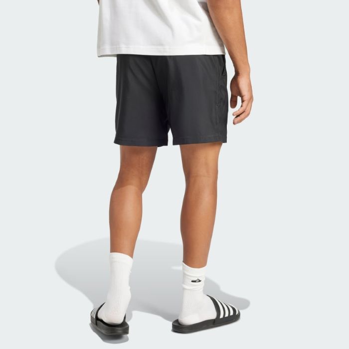 adidas Essentials Small Logo Chelsea Shorts - Black - Image 2