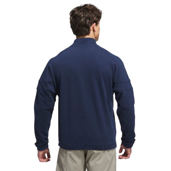 adidas Golf Go-To Heritage 1/4 Zip - Navy - Image 2