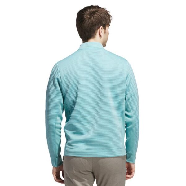 adidas Golf Ultimate365 DWR Textured 1/4 Zip - Mint - Image 2