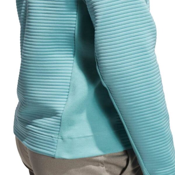 adidas Golf Ultimate365 DWR Textured 1/4 Zip - Mint - Image 3