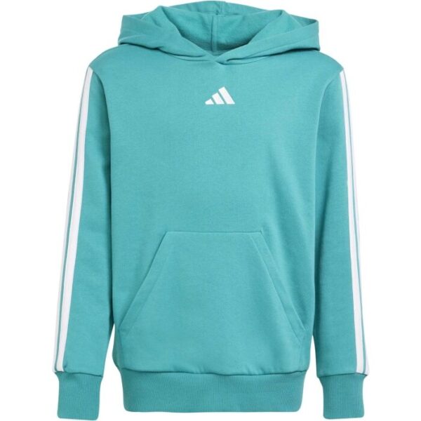 adidas Big Logo Kids Hoodie - Teal - Image 2