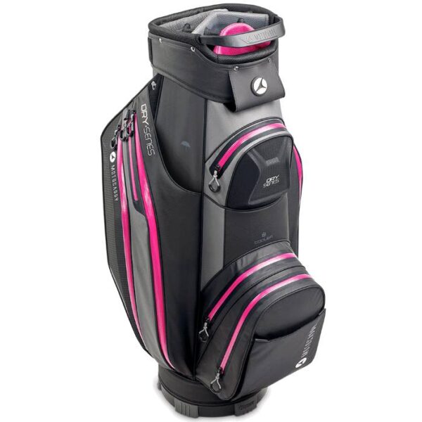 Motocaddy Golf Dry Series Cart Bag - Black/Fuchsia - Image 2